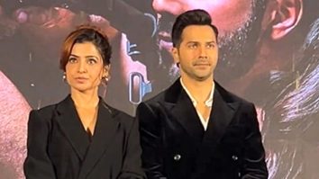 Samantha Ruth Prabhu and Varun Dhawan for citadel all Glam up in black