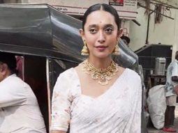 Sayani Gupta following the colour scheme of Navratri