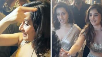 “Look, Shah Rukh Khan”: Shraddha Kapoor tries to distracts paps to guide Rasha Thadani through mob after Manish Malhotra’s Diwali bash, watch 