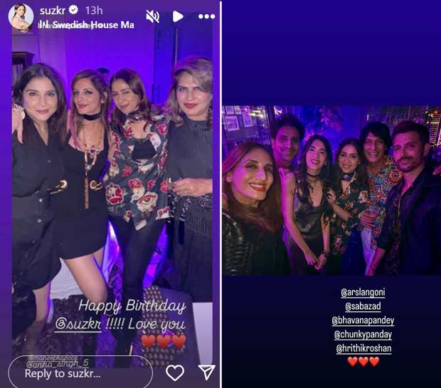 Sussanne Khan paints the town red with glamorous party; draws bollywood A-listers including ex-husband Hrithik Roshan and his girlfriend Saba Azad