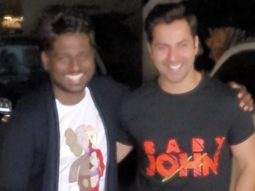 Varun Dhawan poses with Atlee