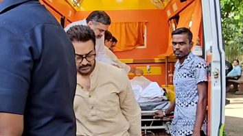 Aamir Khan in the city papped at ex wife Reena Dutta’s father’s funeral