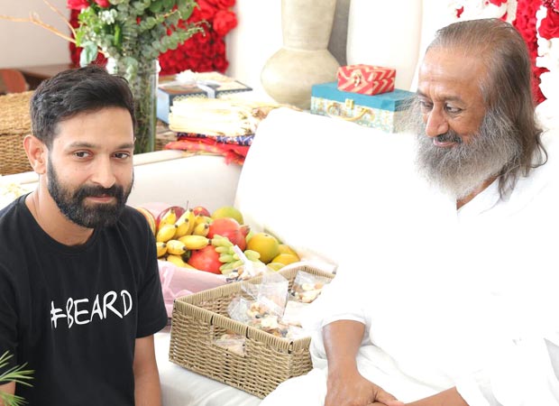 Vikrant Massey meets Sri Sri Ravi Shankar amid reports of him featuring in the spiritual leader’s biopic