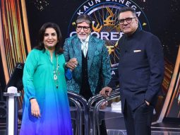 Farah Khan and Boman Irani offer Jab Tak Bachchan film to Amitabh Bachchan on KBC 16