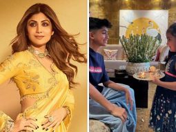Shilpa Shetty shares heart-warming Bhai Dooj celebration photos of her kids Samisha and Viaan