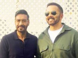 Ajay Devgn and Rohit Shetty papped promoting their film