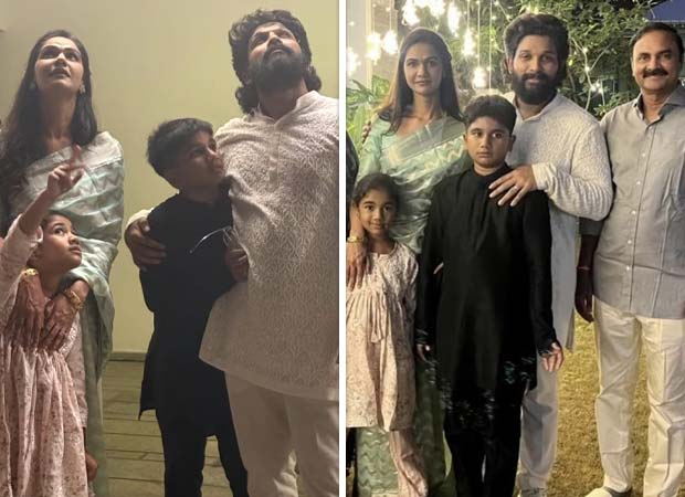 Allu Arjun and family light up Diwali 2024; Sneha Reddy shares special moments, watch video : Bollywood News