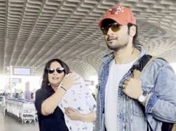 Btown’s New-bee Parents Ali Fazal and Richa Chadha papped at the airport with the baby