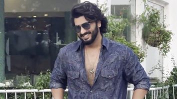 Danger Lanka Aka Arjun Kapoor spotted Promoting Singham Again in the city