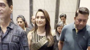 Elegence at its peak! Madhuri Dixit papped at a music launch