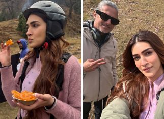 Kriti Sanon drops BTS pics from the sets of Do Patti as a token of gratitude towards her fans for making her film successful