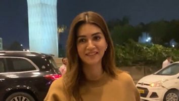 Kriti Sanon papped at the airport in a comfy look