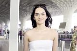 Manushi Chhillar in a fairy white dress spotted at the Airport