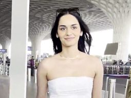 Manushi Chhillar in a fairy white dress spotted at the Airport