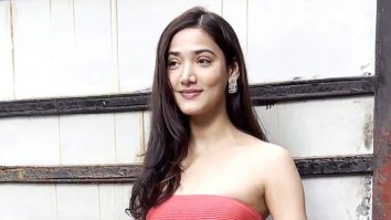 Medha Shankr spotted in Juhu wearing a chic Red dress