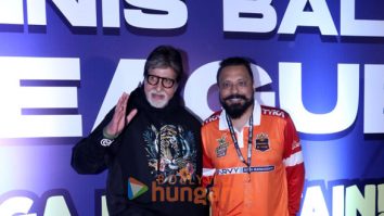 Photos: Amitabh Bachchan and others snapped at All Star Tennis Ball Cricket League