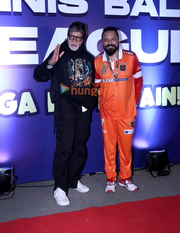 photos amitabh bachchan and others snapped at all star tennis ball cricket league 4