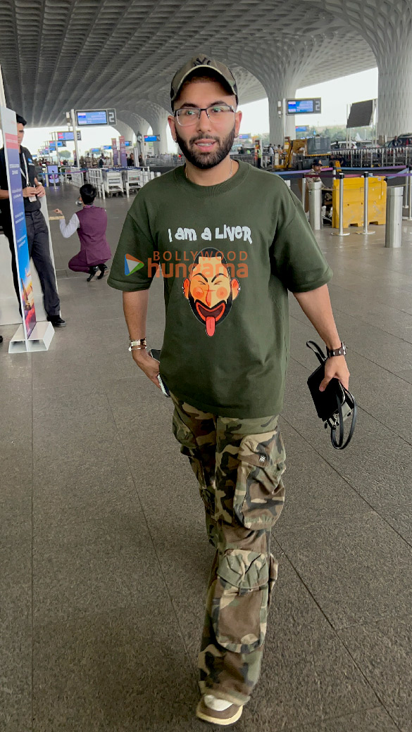 photos farhan akhtar gauahar khan kiku sharda and orhan awatramani snapped at the airport 4