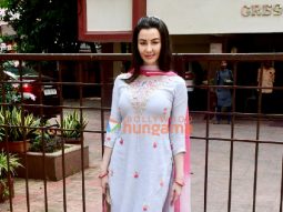 Photos: Giorgia Andriani spotted outside her residence in Bandra