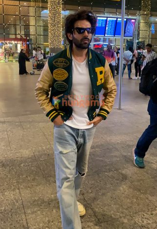 Photos: Kartik Aaryan and Aditya Roy Kapur snapped at the airport