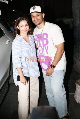 Photos: Kunal Khemu, Soha Ali Khan and others snapped at Neha Dhupia’s daughter Mehr Dhupia Bedi’s birthday party