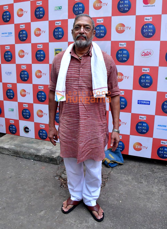 photos nana patekar utkarsh sharma and others snapped promoting vanvaas on the sets of sa re ga ma pa 2