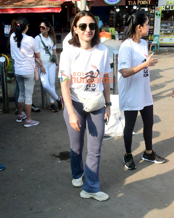 photos neha dhupia and soha ali khan attend go flo run event 5