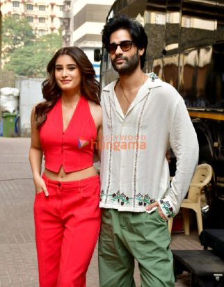 Photos: Rasha Thadani and Aaman Devgan snapped promoting Azaad