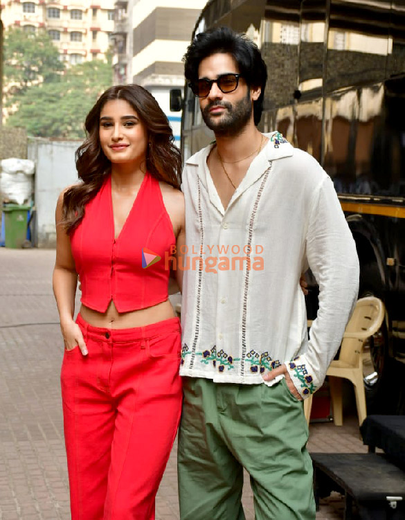 photos rasha thadani and aaman devgan snapped promoting azaad 2