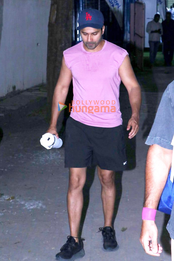 Photos: Varun Dhawan and Dino Morea snapped at the gym in Bandra