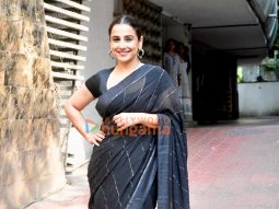 Photos: Vidya Balan snapped outside Matrix office in Santacruz