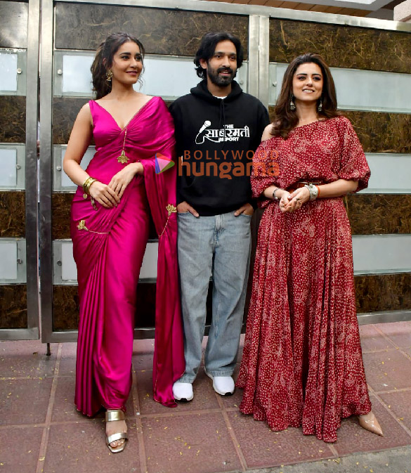 Photos: Vikrant Massey, Raashi Khanna and Ridhi Dogra snapped promoting The Sabarmati Report | Parties & Events