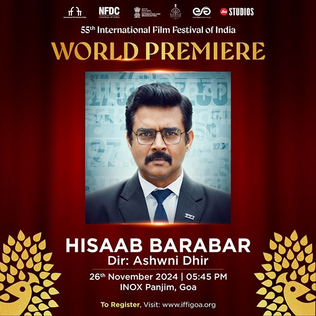 R Madhavan and Neil Nitin Mukesh starrere Hisaab Barabar to premiere at 55th IFFI on Nov 26, 2024 : Bollywood News