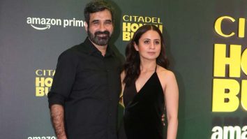 Rasika Dugal in black at the Blue Carpet Premiere Of Citadel Honey Bunny