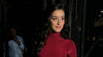 Red is definitely the colour for the eve! Shraddha Kapoor