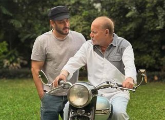 Salman Khan shares a rare photo with Salim Khan and his first bike; see pics