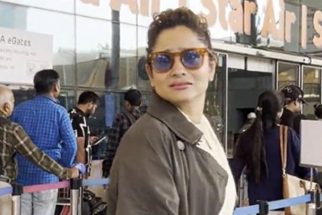 Ankita Lokhande snapped with husband at Domestic airport in Santacruz