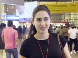 Sara Ali khan snapped at the airport