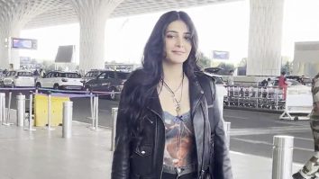 Shruti Haasan flying from Mumbai papped at the airport
