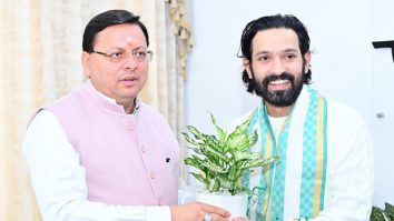 The Sabarmati Report actor Vikrant Massey meets Honorable Chief minister of Uttrakhand, Pushkar Singh Dhami