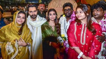 Baby John actors Varun Dhawan, Keerthy Suresh, Wamiqa Gabbi and others perform Bhasma Aarti at Mahakal Temple in Ujjain