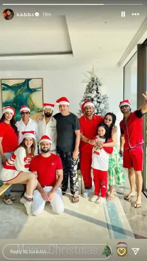 Kriti Sanon's Christmas 2024: MS Dhoni dons Santa suit, rumoured beau Kabir Bahia joins celebration; see pics!
