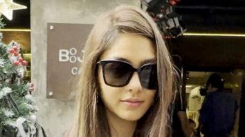 Mrunal Thakur papped at the cafe in bandra wearing comfy cosy christmas wear