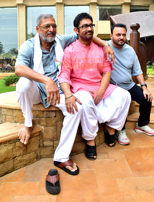 photos aamir khan nana patekar and anil sharma snapped during vanvaas promotions 1