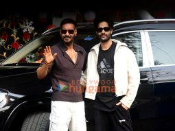 Photos: Ajay Devgn, Aaman Devgan, Rasha Thadani and others snapped at Kalina airport