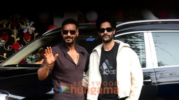 Photos: Ajay Devgn, Aaman Devgan, Rasha Thadani and others snapped at Kalina airport