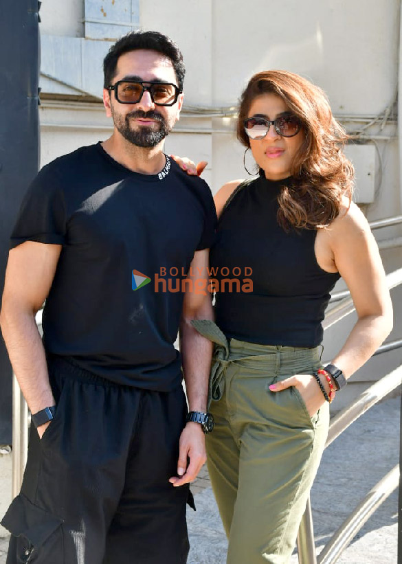 photos ayushmann khurrana and tahira kashyap khurrana snapped outside juhu pvr 2