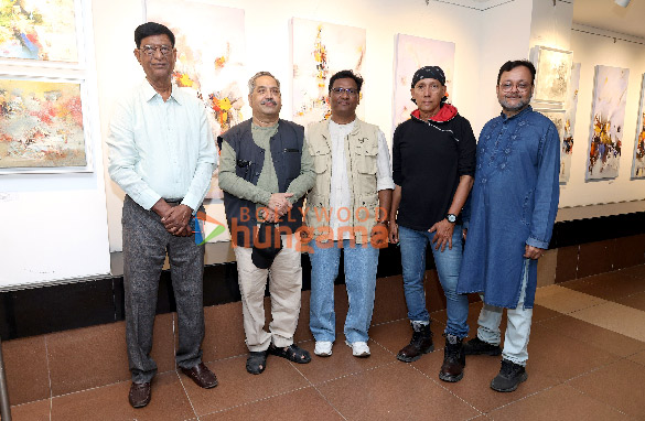 photos kabir bedi parveen dusanj and others snapped at the inauguration of dilip malis art show whispers of nature 4