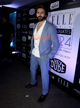 Photos: Kartik Aaryan, Saiee Manjrekar, Shanaya Kapoor and others snapped at Elle India Graduate 2024