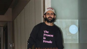 Photos: Kartik Aaryan and Karan Johar snapped in Juhu